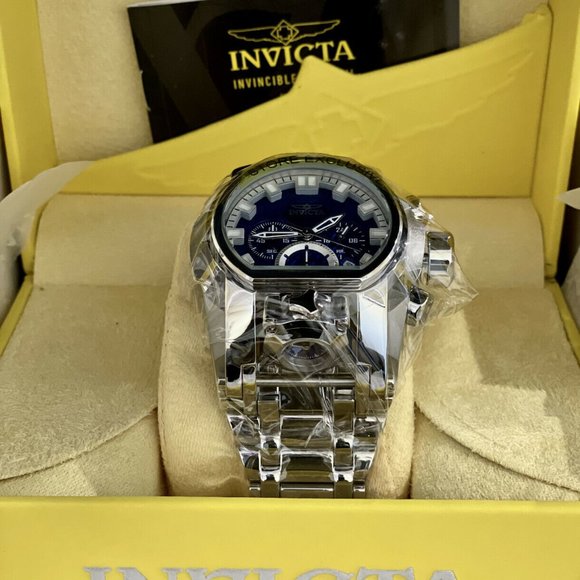 Blue Pro Diver Men's GMT Watch NEW - Picture 6 of 8